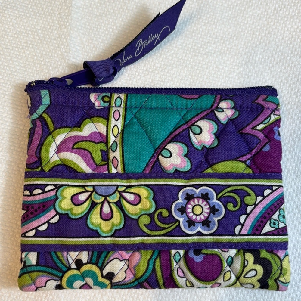 Retired VERA BRADLEY Heather Coin Purse